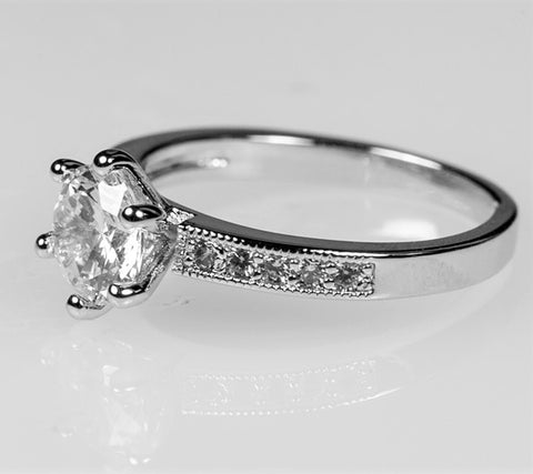 Shavon Round Solitaire Engagement Ring  | 1.5ct