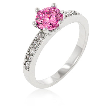 Shavon Petite Pink Engagement  Ring  | 1.5ct