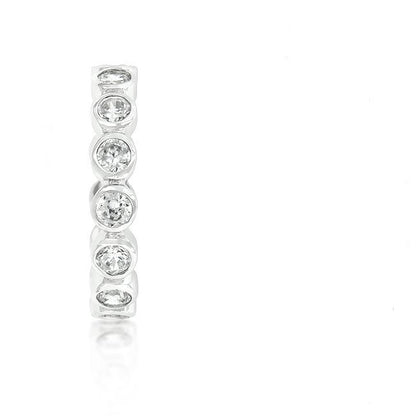 Tama CZ Linked Bezel Eternity Ring | 1.5ct