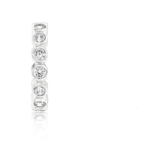 Tama CZ Linked Bezel Eternity Ring | 1.5ct