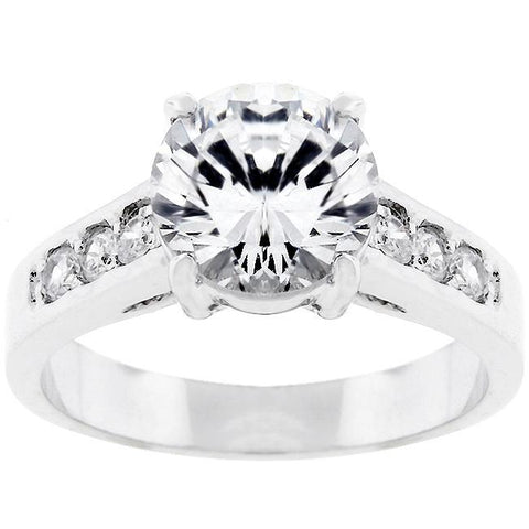 Tampla Serendipity Round Solitaire Engagement Ring | 2.6ct