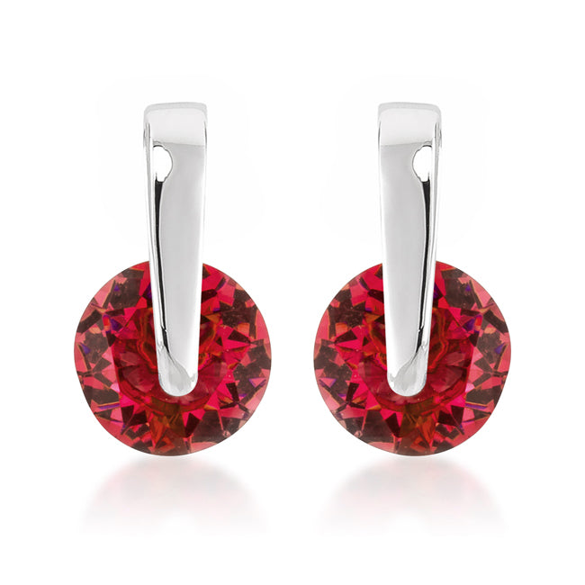Tandy Ruby Elegance Stud Earrings