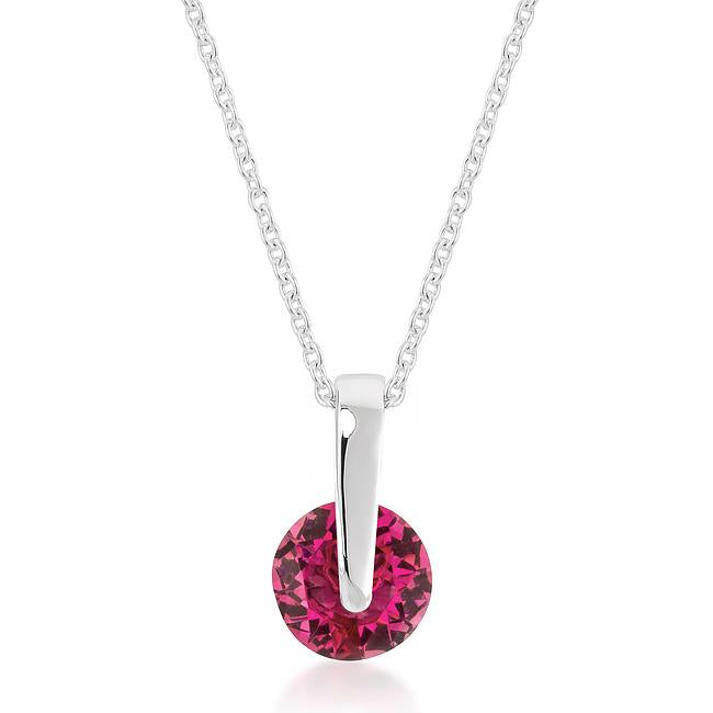 Tandy Ruby Elegance Solitaire CZ Pendant | 2ct