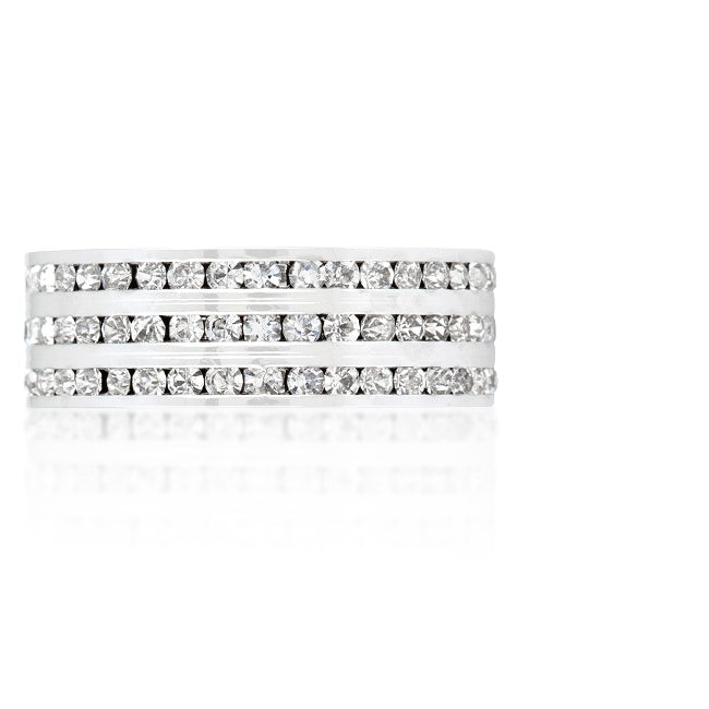 Tyra Triple Row Eternity Ring | 2ct