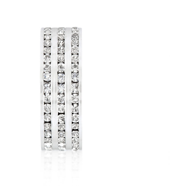 Tyra Triple Row Eternity Ring | 2ct