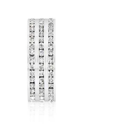 Tyra Triple Row Eternity Ring | 2ct