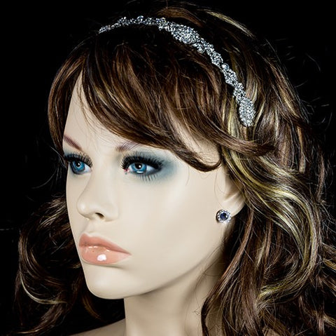 Belle Sapphire Blue Halo Stud Earrings | 2ct