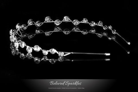 Nahia Solitaire Headband | Crystal - Beloved Sparkles
 - 2