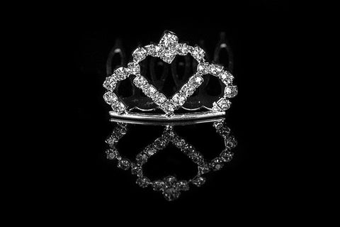 Tavla Petite Rhinestone Ornament Tiara | Rhinestone - Beloved Sparkles
 - 2