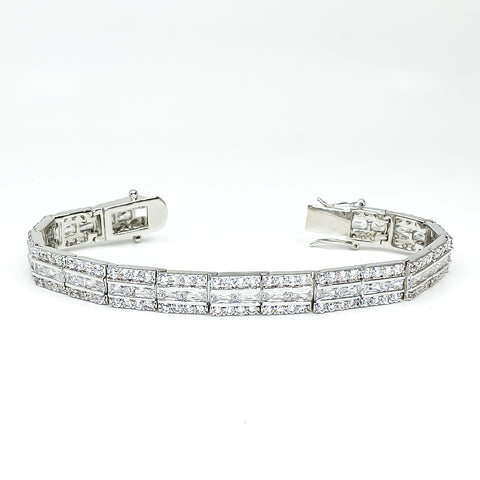 Chante Clear Radiant Tennis Bracelet - 7.25in | 32ct