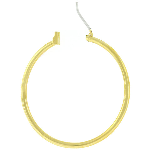 Glem Medium Rose Gold Hoop Earrings | 38mm