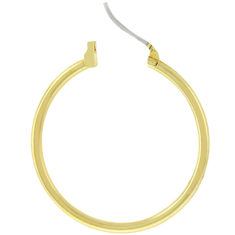 Glem Small Rose Gold Hoop Earrings | 32mm