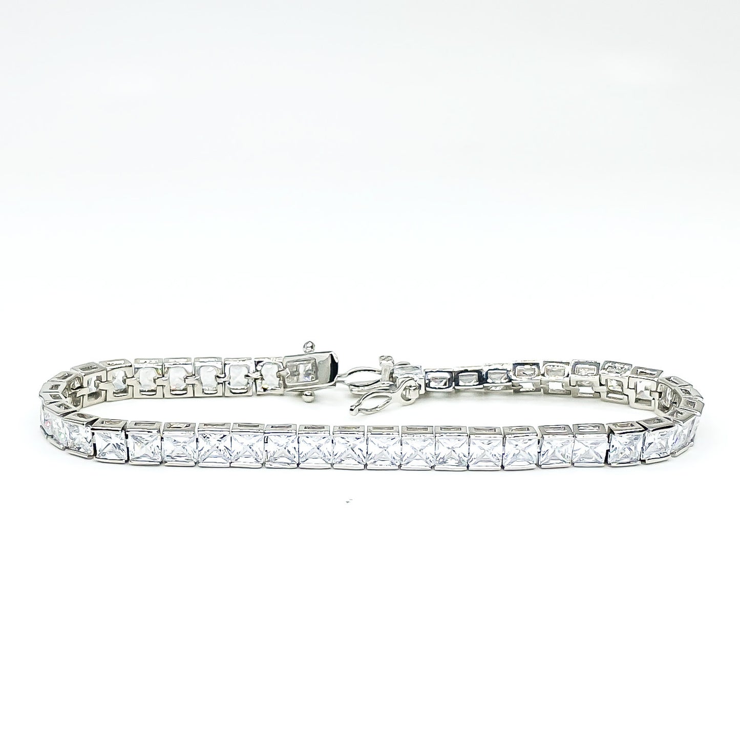 Hazel Princess CZ Tennis Bracelet – 7.25in | 19ct