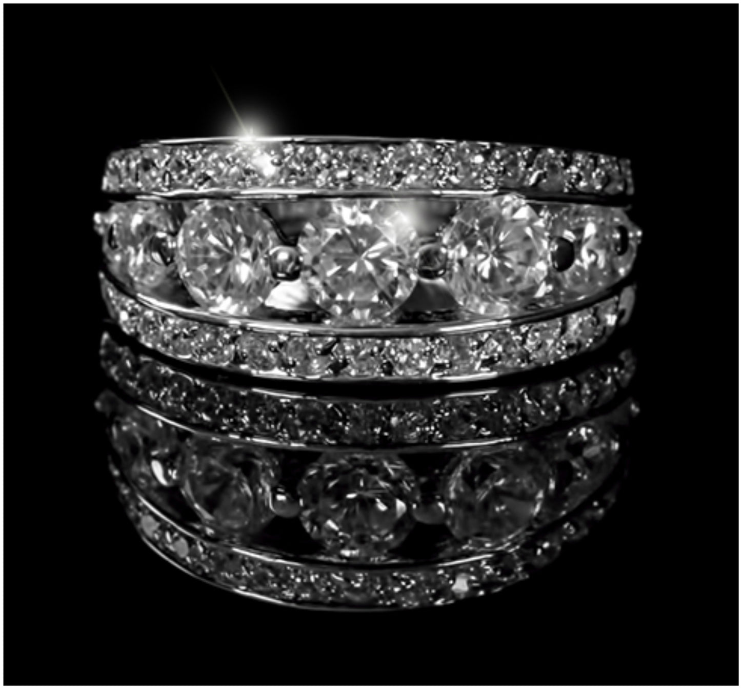 Ina Seven Stone Band Ring | 5ct
