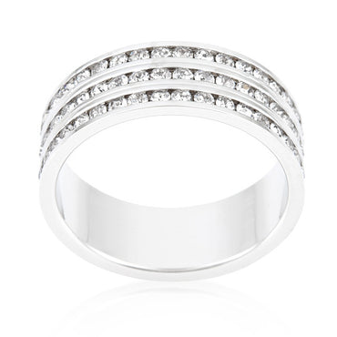 Tyra Triple Row Eternity Ring | 2 Carat | Cubic Zirconia - Beloved Sparkles
 - 2