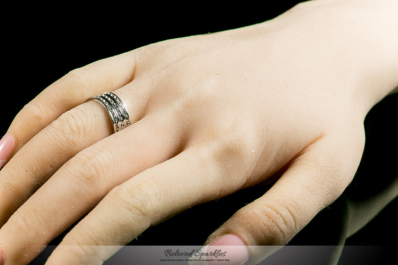 Tyra Triple Row Eternity Ring | 2ct