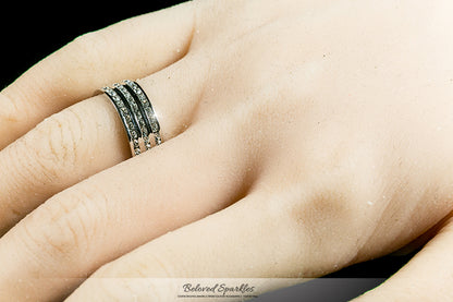 Tyra Triple Row Eternity Ring | 2ct