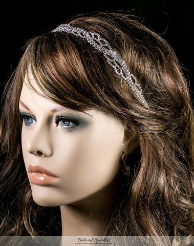 Panya Flower Petal Headband | Rhinestone - Beloved Sparkles
 - 3