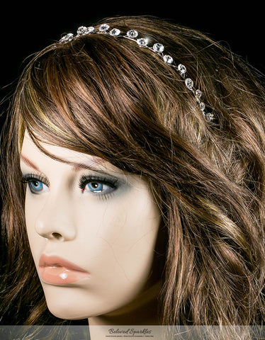 Nahia Solitaire Headband | Crystal - Beloved Sparkles
 - 3