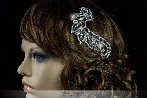 Dalice Vintage Paisley Hair Comb | Crystal - Beloved Sparkles