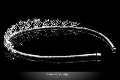Frida Petite Art Deco Tiara | Rhinestone - Beloved Sparkles