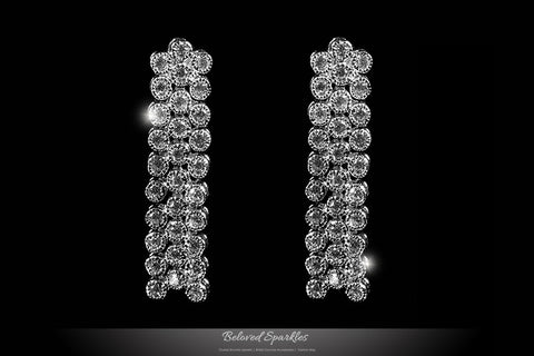 Emily Cluster Tennis Necklace Set | 47 Carat | Cubic Zirconia - Beloved Sparkles