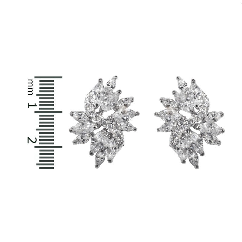 Shani Marquise Cluster Statement Earrings | 6ct