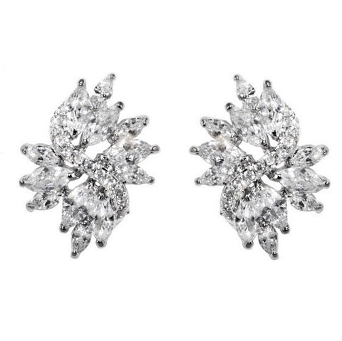 Shani Marquise Cluster Statement Earrings | 6ct