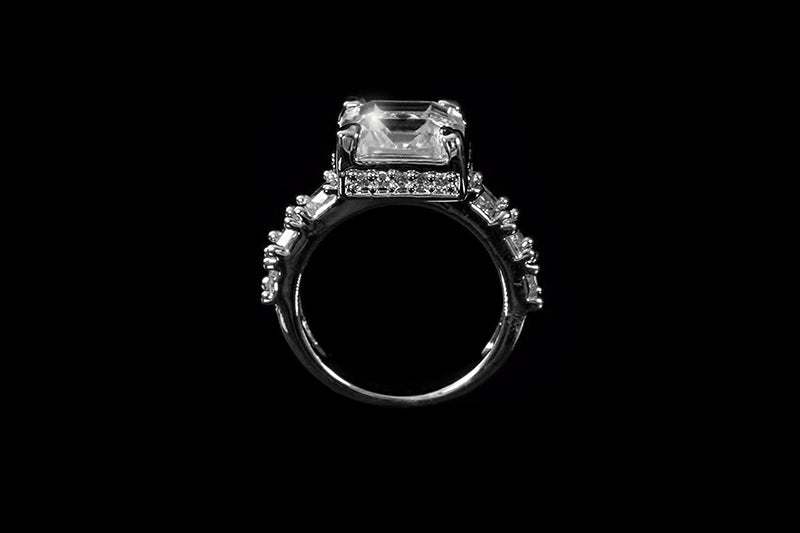 Lidia Asscher CZ Engagement Ring | 6ct