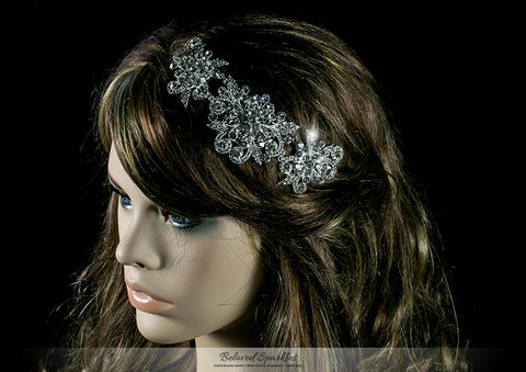 Beatrice Romantic Deco Hair Comb | Crystal - Beloved Sparkles