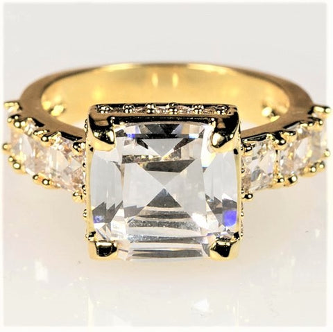 Lidia Asscher CZ Engagement Ring | 6ct