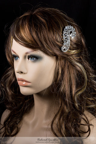 Salvia Vintage Paisley Hair Comb | Crystal - Beloved Sparkles
 - 4