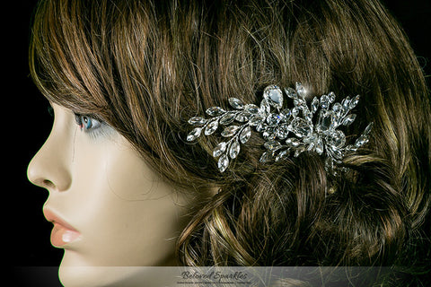 Briana Cluster Hair Clip | Swarovski Crystal - Beloved Sparkles