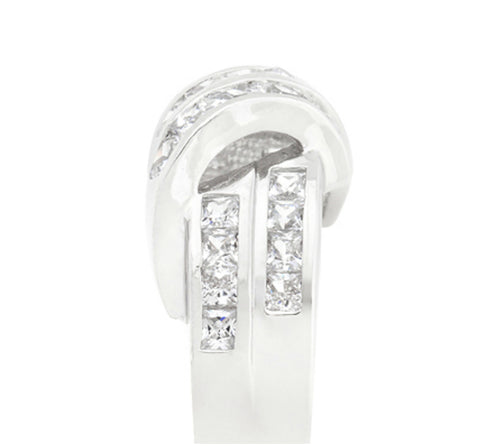 Darla Double Knot Fashion Cocktail Ring | 5 Carat | Cubic Zirconia - Beloved Sparkles
 - 4