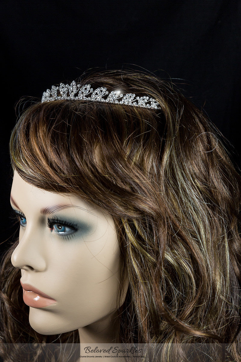 Frida Petite Art Deco Tiara | Rhinestone - Beloved Sparkles