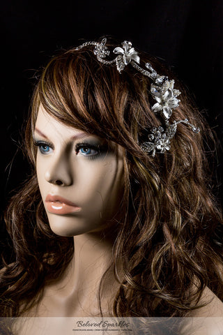 Helen Flower Garden Hair Comb | Swarovski Crystal - Beloved Sparkles
 - 6