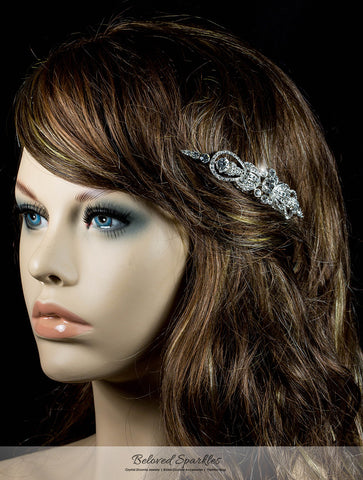 Dextra Vintage Bow Hair Comb | Swarovski Crystal - Beloved Sparkles