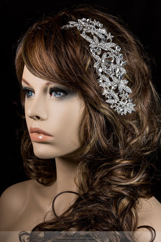Karla Floral Garden Hair Comb | Crystal - Beloved Sparkles
 - 4