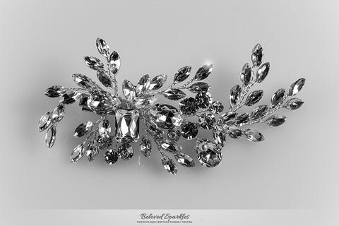 Briana Cluster Hair Clip | Swarovski Crystal - Beloved Sparkles