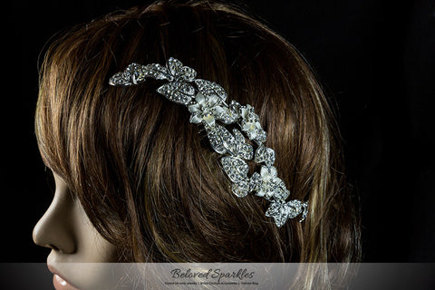 Nikki Art Deco Flower Hair Comb | Swarovski Crystal - Beloved Sparkles
 - 6