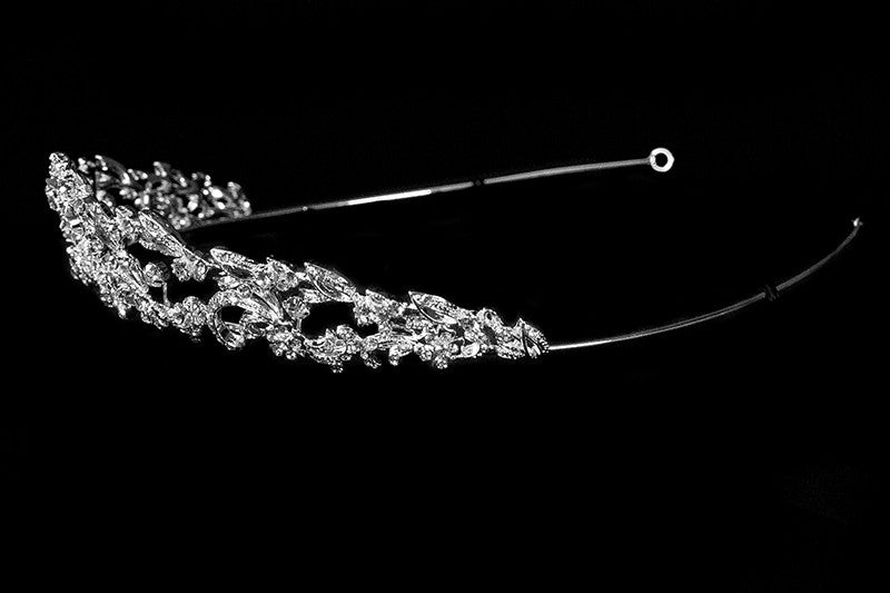 Fiala Classic Art Deco Tiara | Swarovski Crystal - Beloved Sparkles