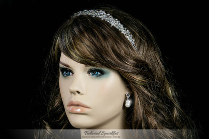 Krisma Floral Cluster Silver Tiara | Swarovski Crystal - Beloved Sparkles
 - 7