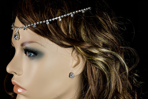 Liana Vintage Crystal Forehead Chain | Swarovski Crystal - Beloved Sparkles
 - 6
