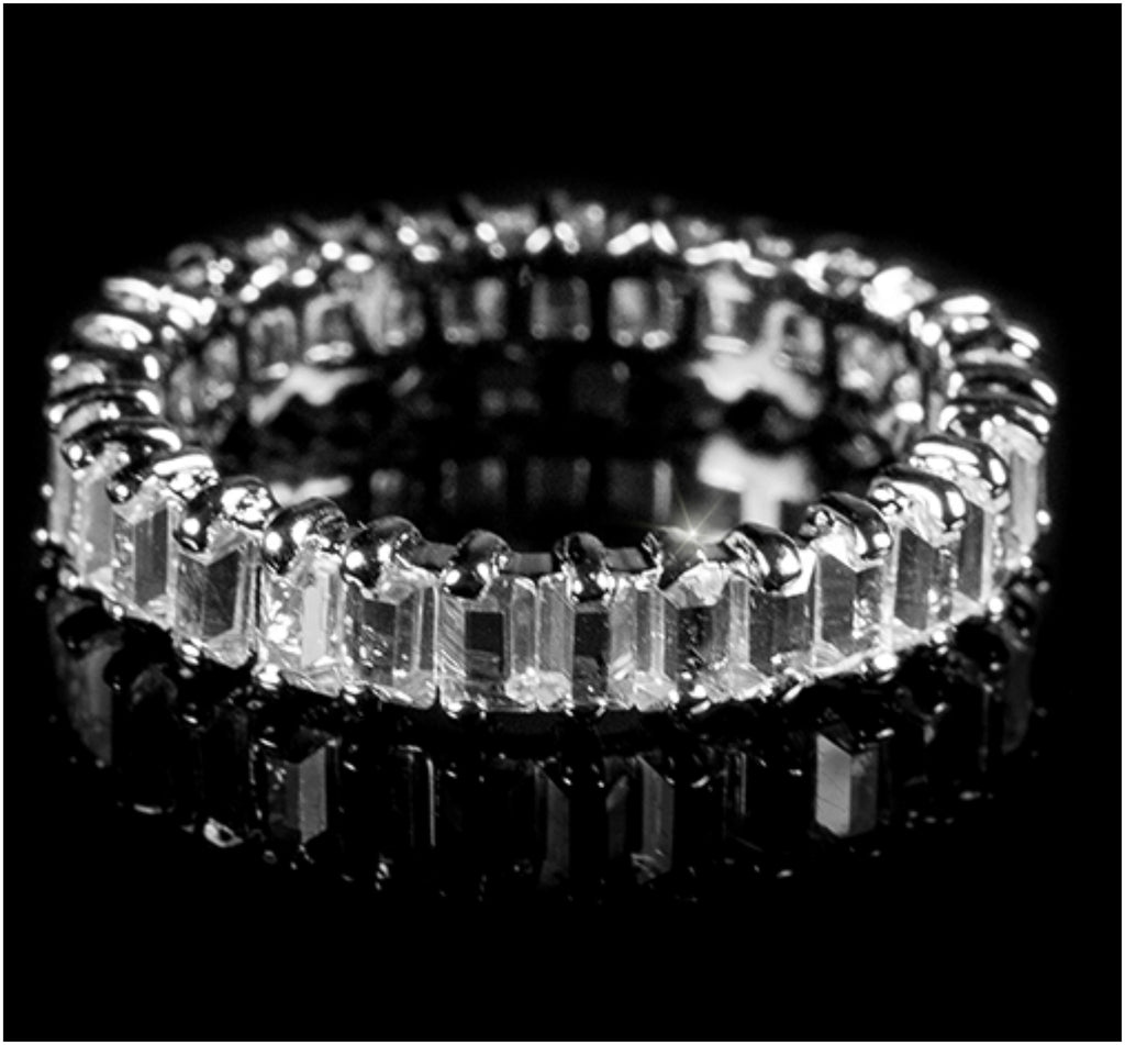 1/2 Carat Diamond Semi-Eternity Ring in 14K Yellow Gold-L | Ice Jewellery –  Ice Jewellery Australia
