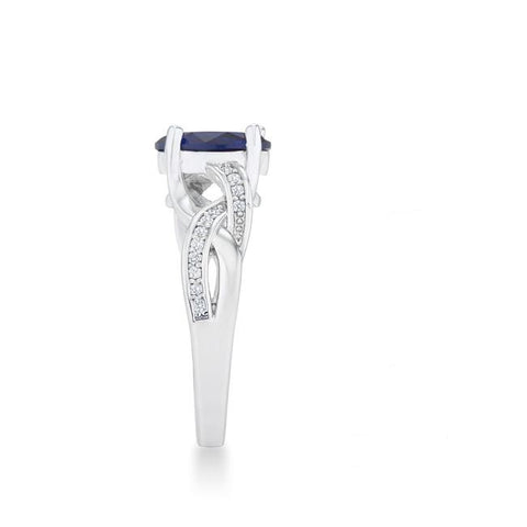 Justine 2ct Sapphire Oval Engagement Ring | 2.5ct