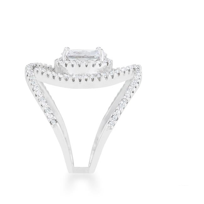 Maura 2ct Round Contemporary Cocktail Ring | 4.2ct
