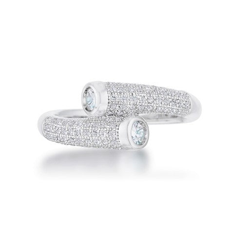 Perry CZ Contemporary Wrap Fashion Ring | 0.6ct