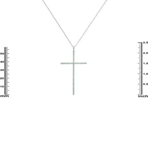 Joan CZ Cross Pendant