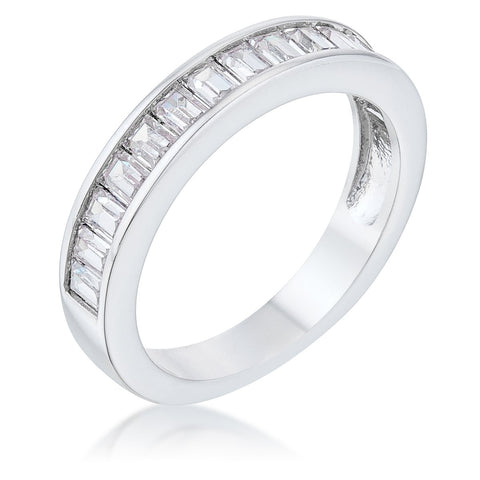 Adeen Baguette CZ Wedding Band Ring | 1ct