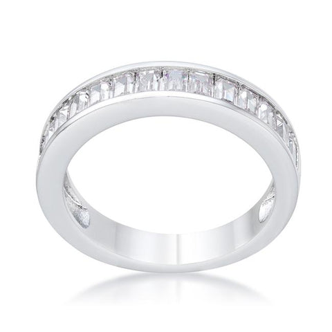 Adeen Baguette CZ Wedding Band Ring | 1ct